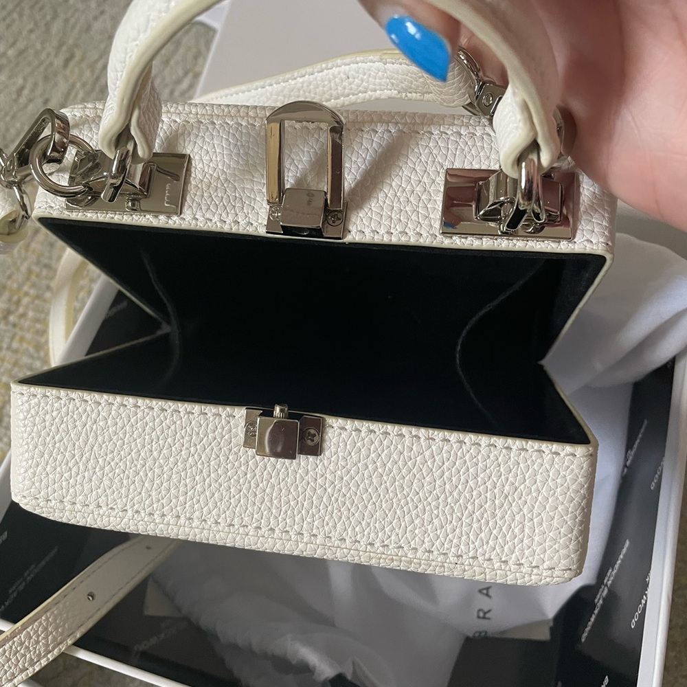 Brandon Blackwood White Mini Crossbody Bag - Picture 5 of 11